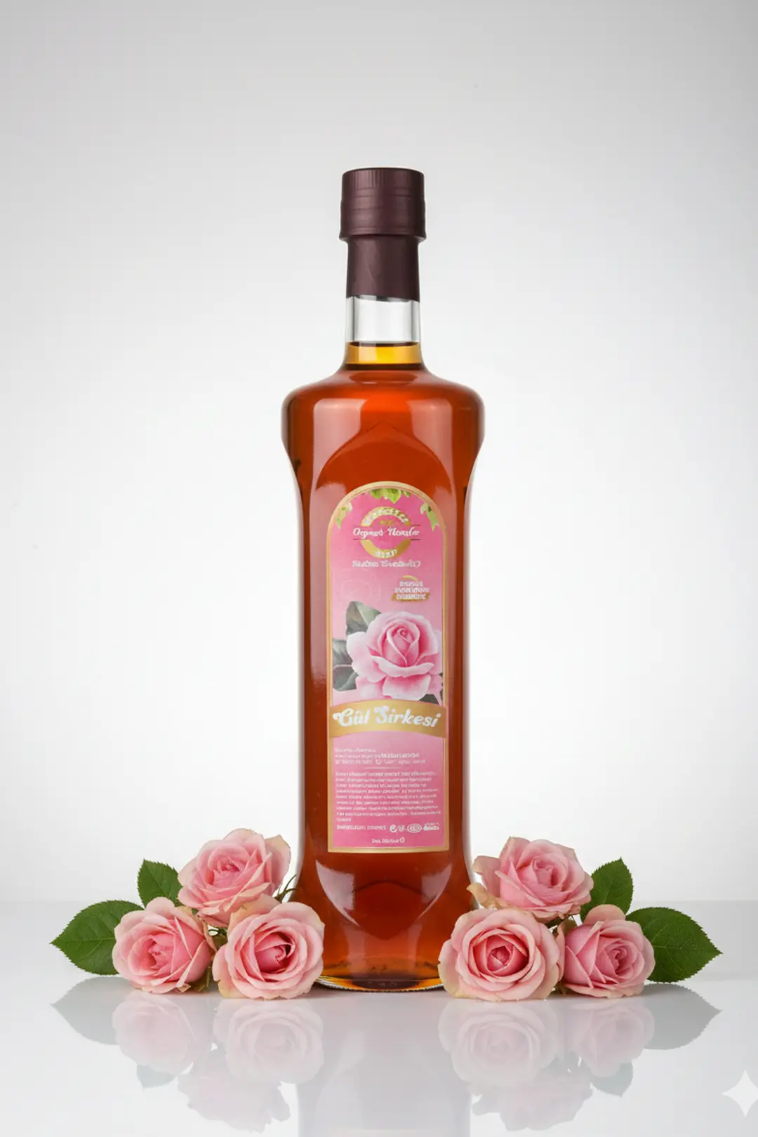 Gül Sirkesi 1000ml  Organik